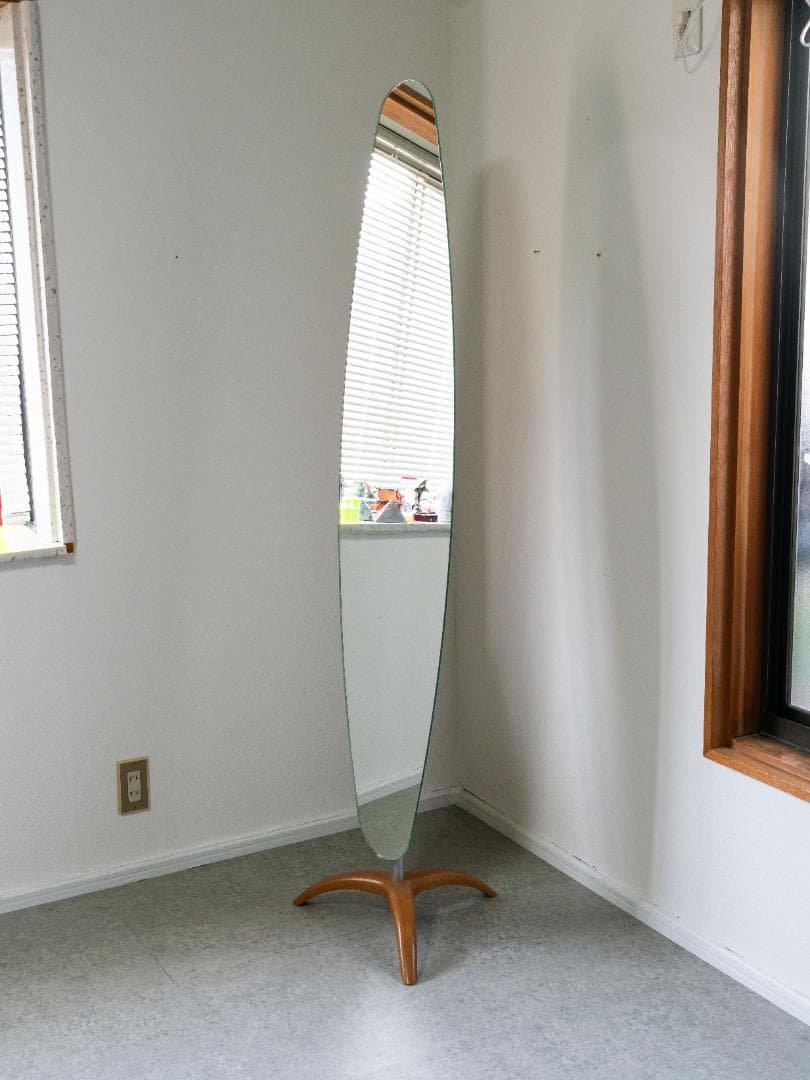北欧モダン ヴィンテージ スタンドミラー 姿見 【大阪直接引取・関西配送】