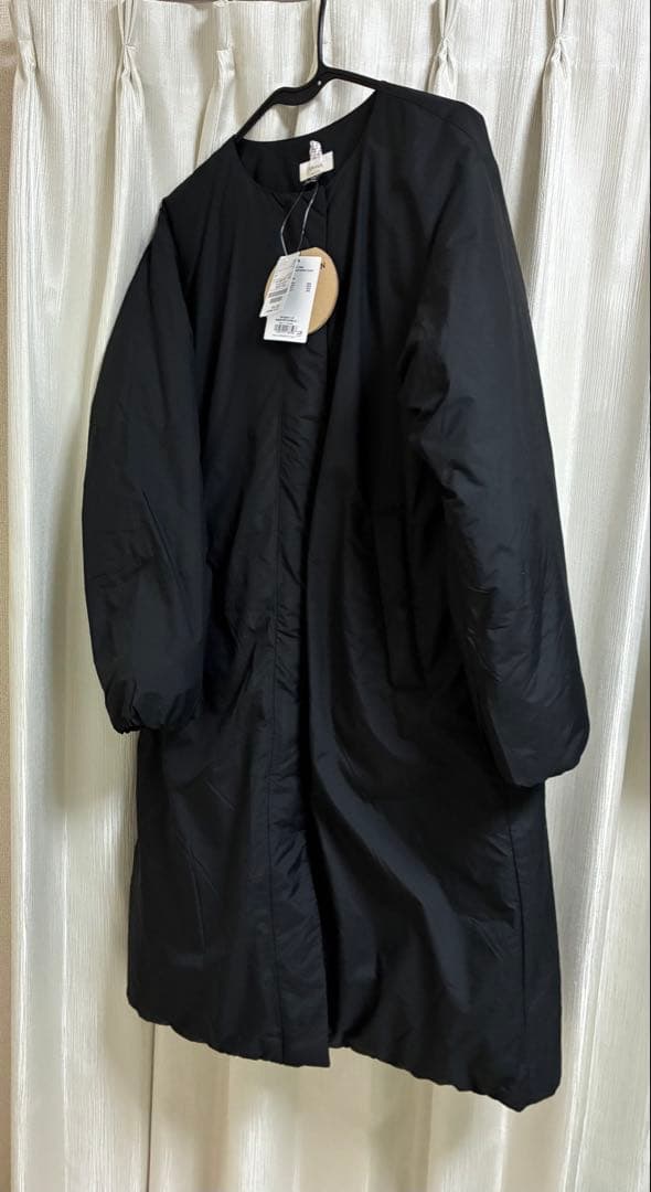 新品　NANGA ノーカラー　ダウンコート　ナンガ　Mサイズ　レディース