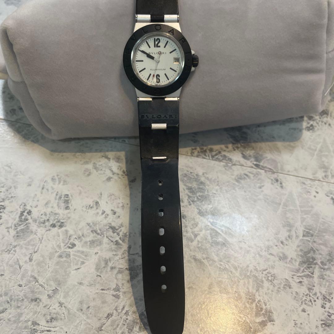 BVLGARI ブラック ラバーベルト 時計