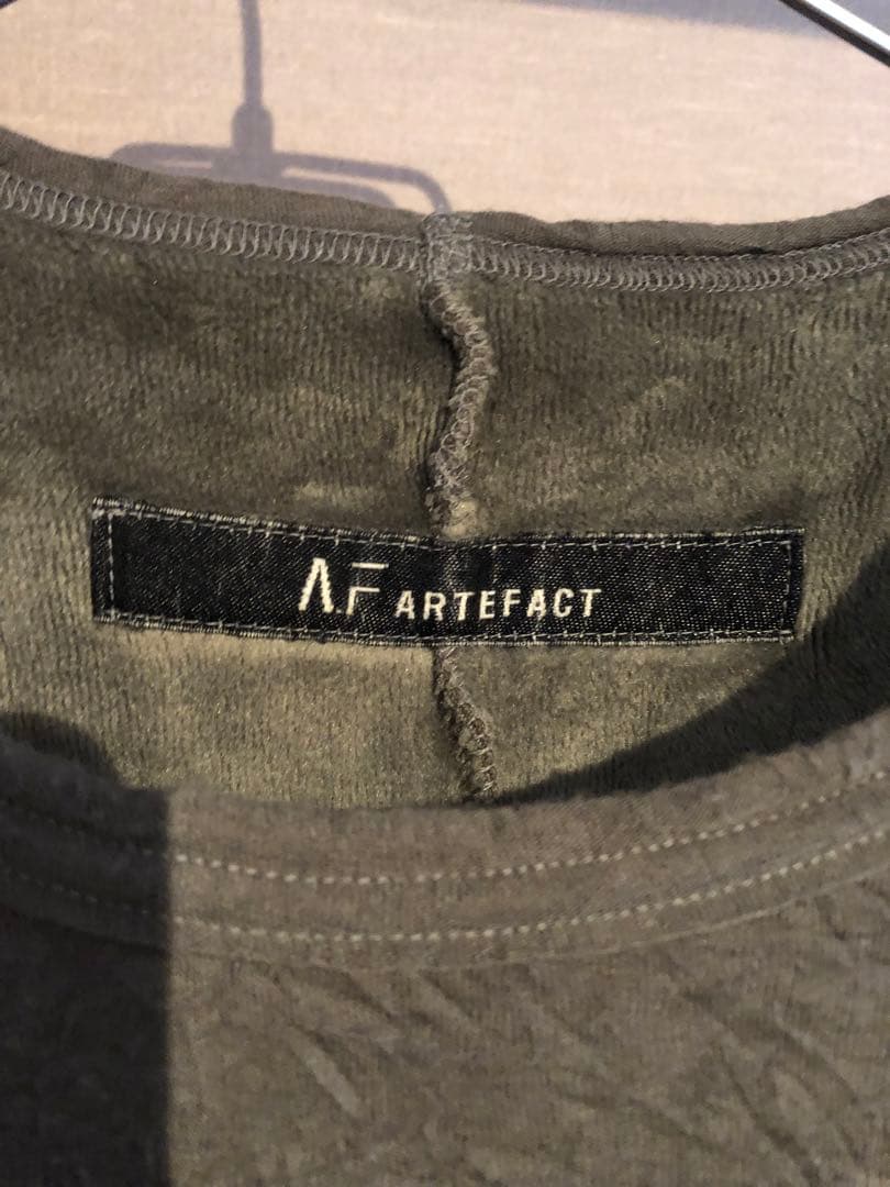A.F ARTEFACT bomber heat長袖カットソー