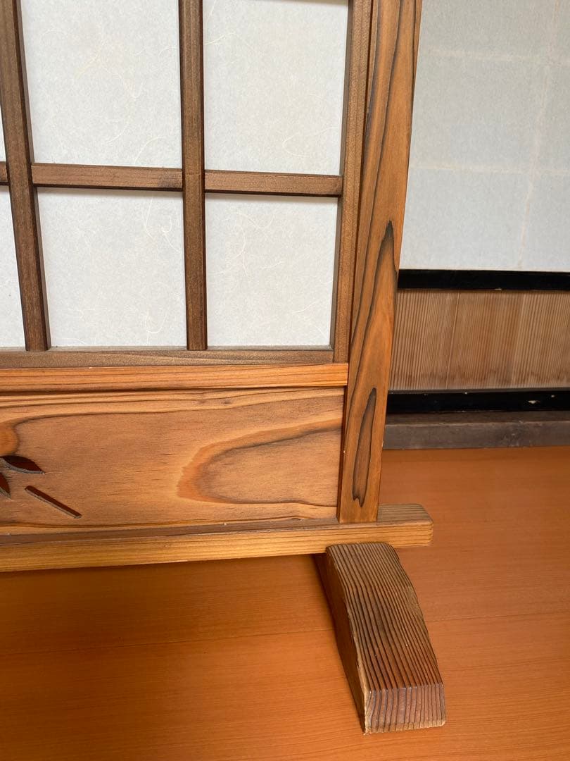 衝立　障子　間仕切り　パーテーション　間仕切り　昭和レトロ