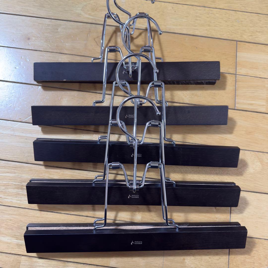 ナカタハンガー　SET-06B 5本セット　パンツハンガー　定価13750円