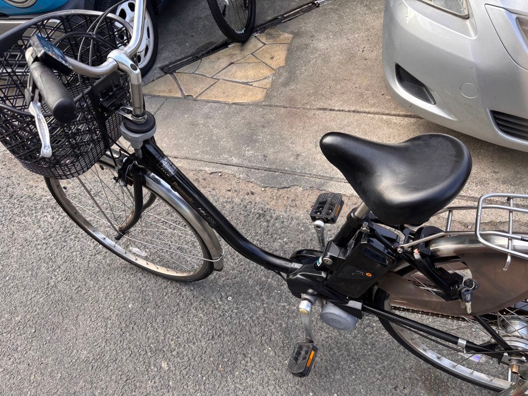 Panasonicブラック電動アシスト自転車 シティタイプ