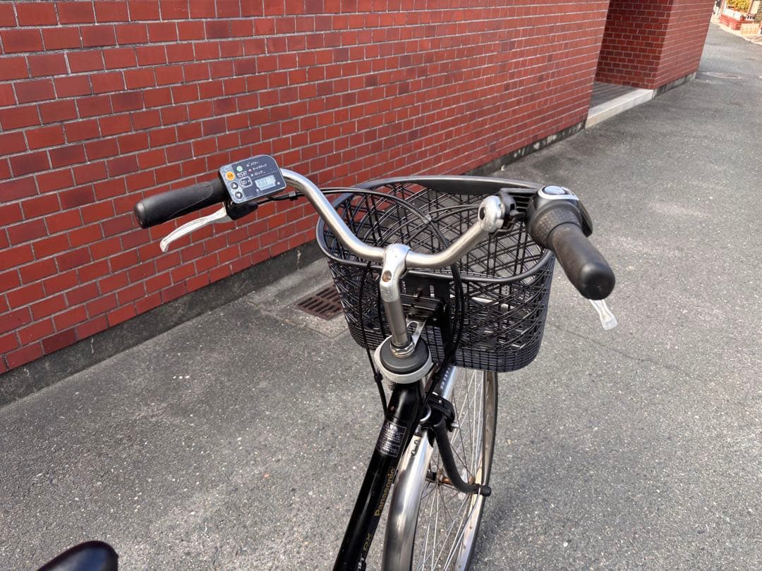 Panasonicブラック電動アシスト自転車 シティタイプ