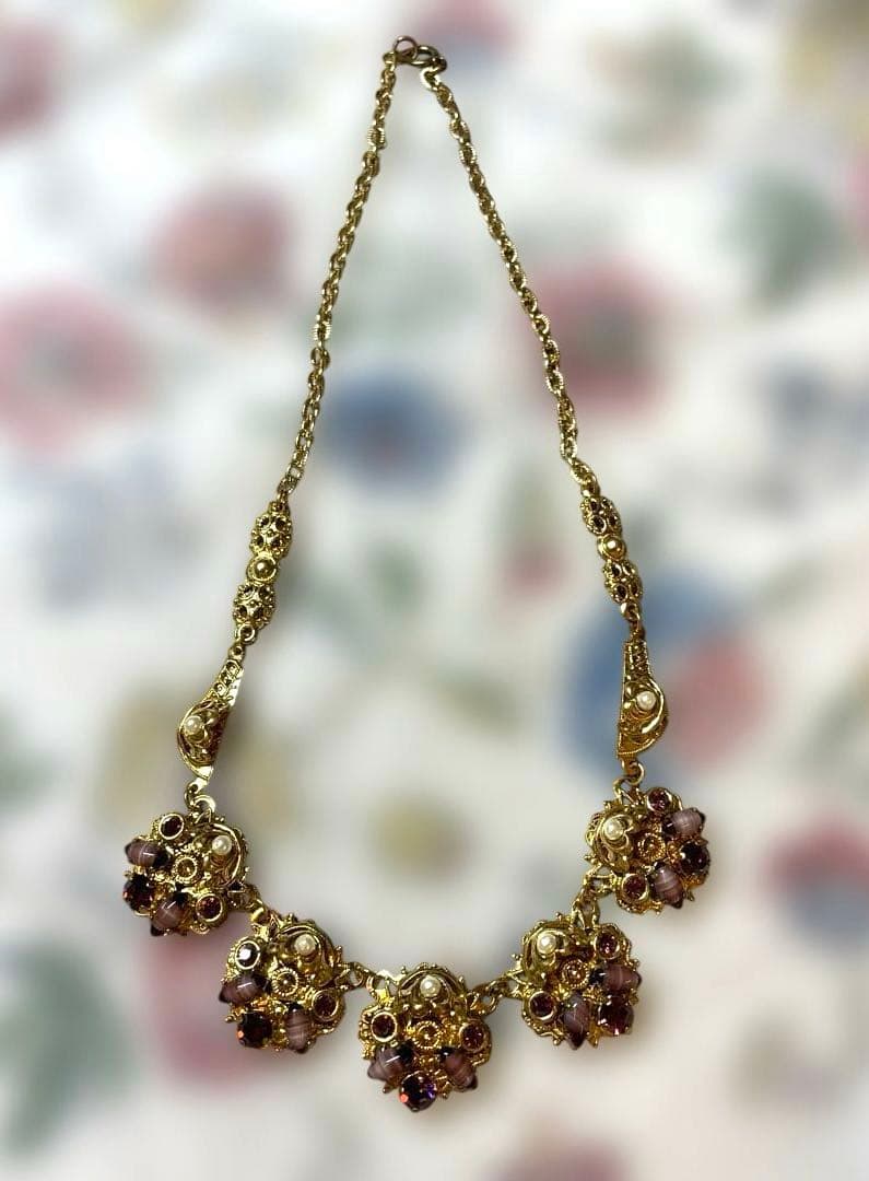 ヴィンテージ　アンティーク　西ドイツ　W.GERMANY ネックレス