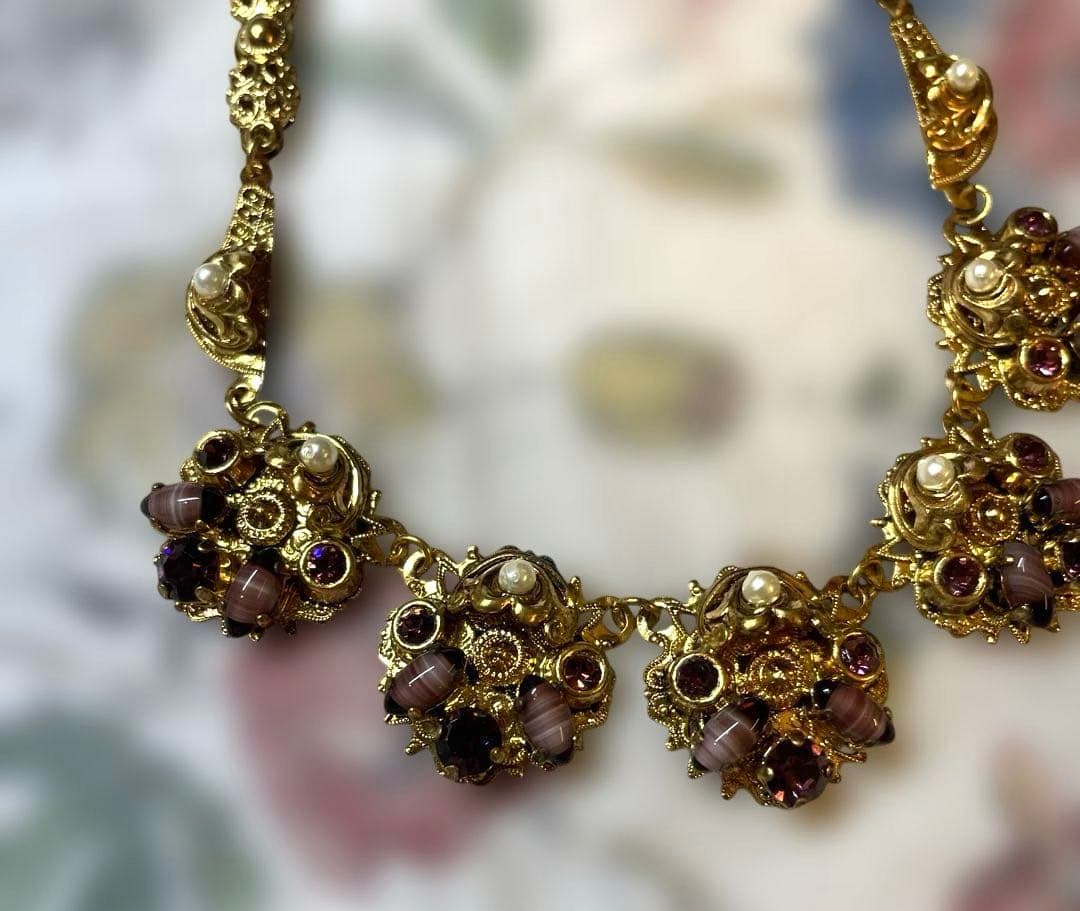 ヴィンテージ　アンティーク　西ドイツ　W.GERMANY ネックレス