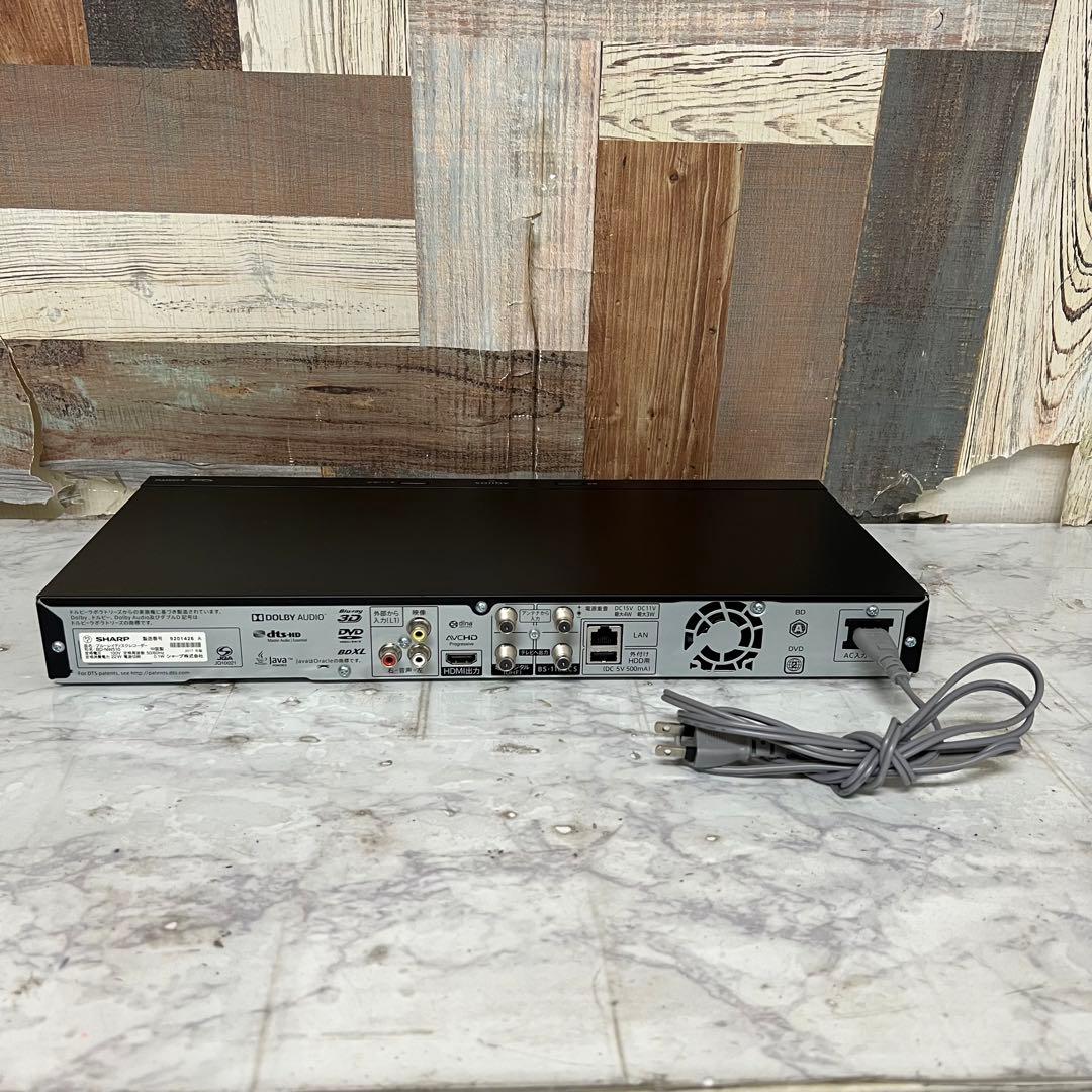 即日受渡❣️全国送料込シャープブルーレイ＆HDDレコーダー2番組同時録画スマホ視聴