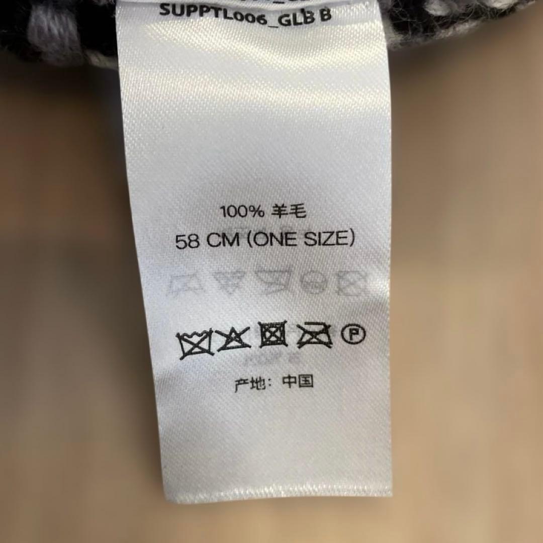 Supreme Yarn Applique Beanie 24aw アップリケ