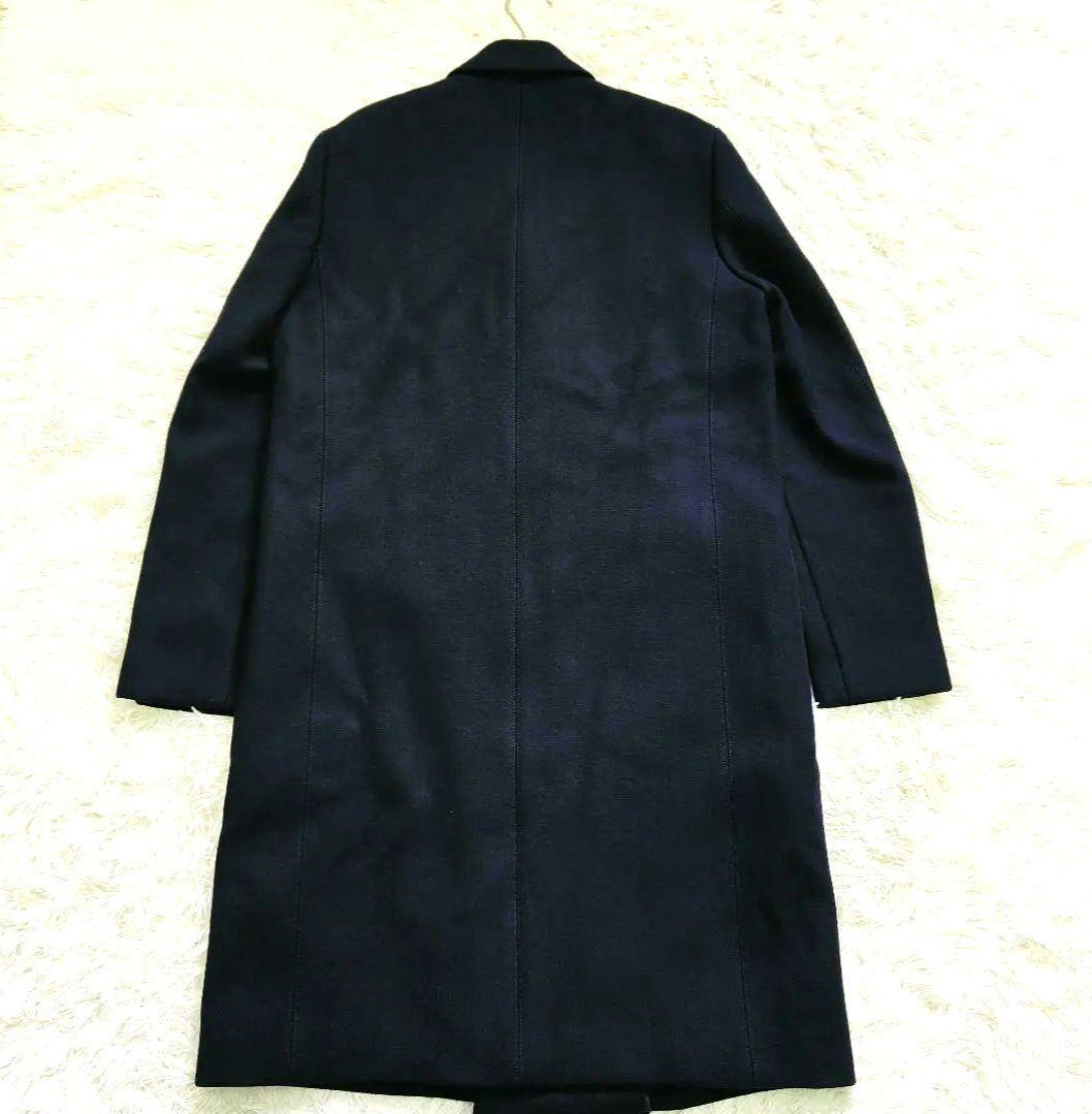 【美品】The reracs／チェスターコート／サイズ46／ネイビー