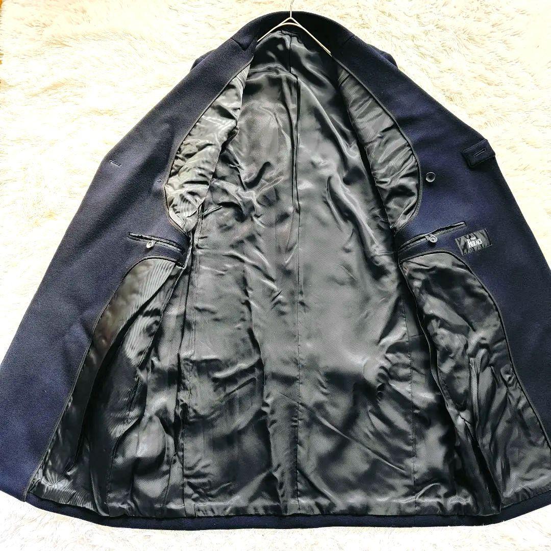 【美品】The reracs／チェスターコート／サイズ46／ネイビー