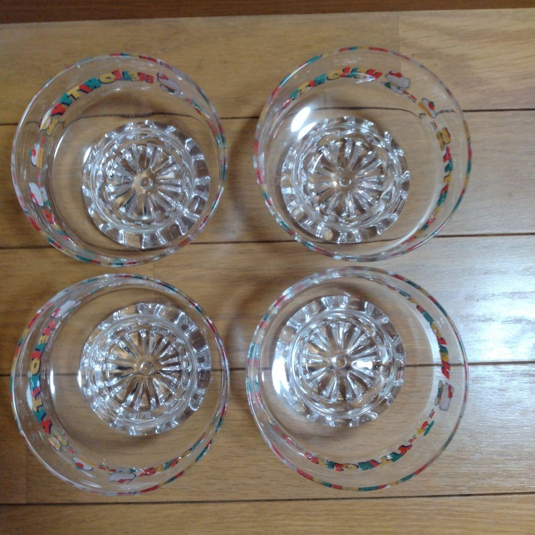 レトロ　ハローキティ デザートカップ 4個セット