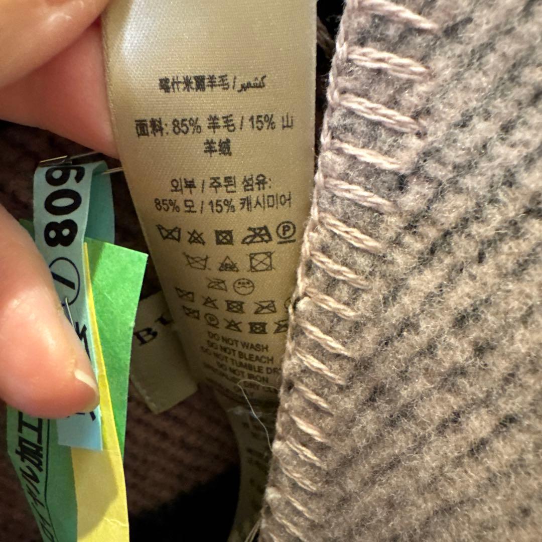 新品同様　BURBERRY バーバリープローサムポンチョ　定番　ポンチョ　ケープ