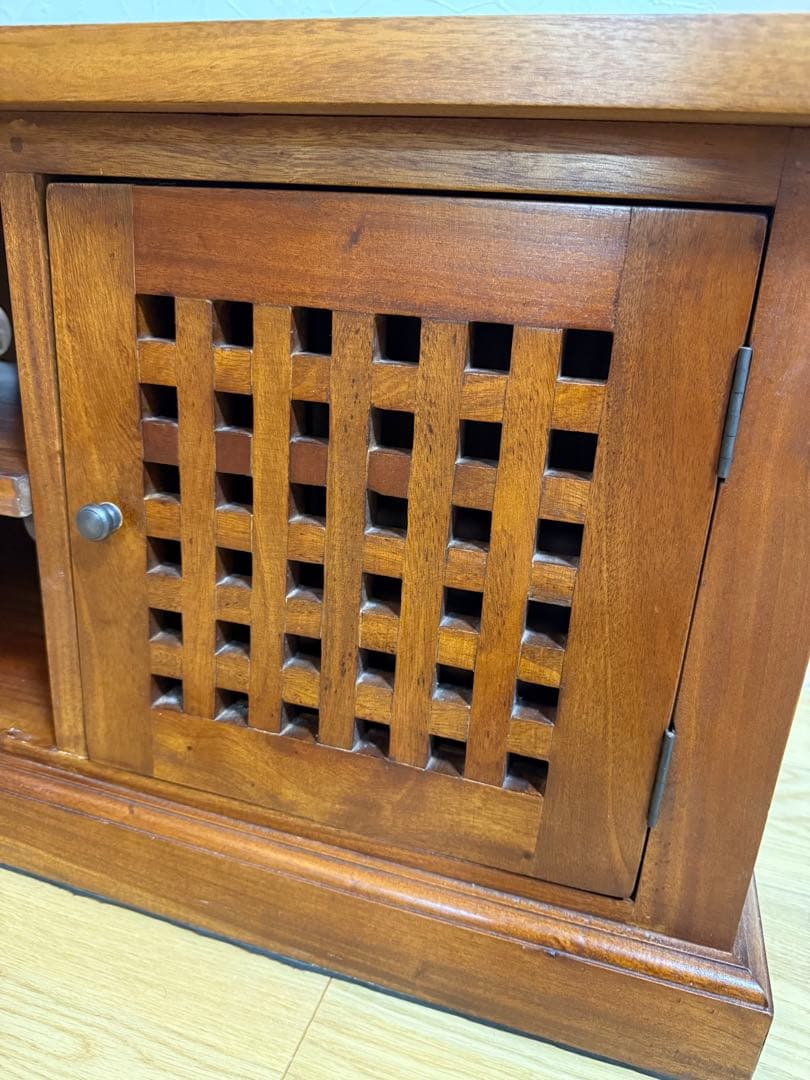 【最終価格】マホガニー無垢材テレビボード