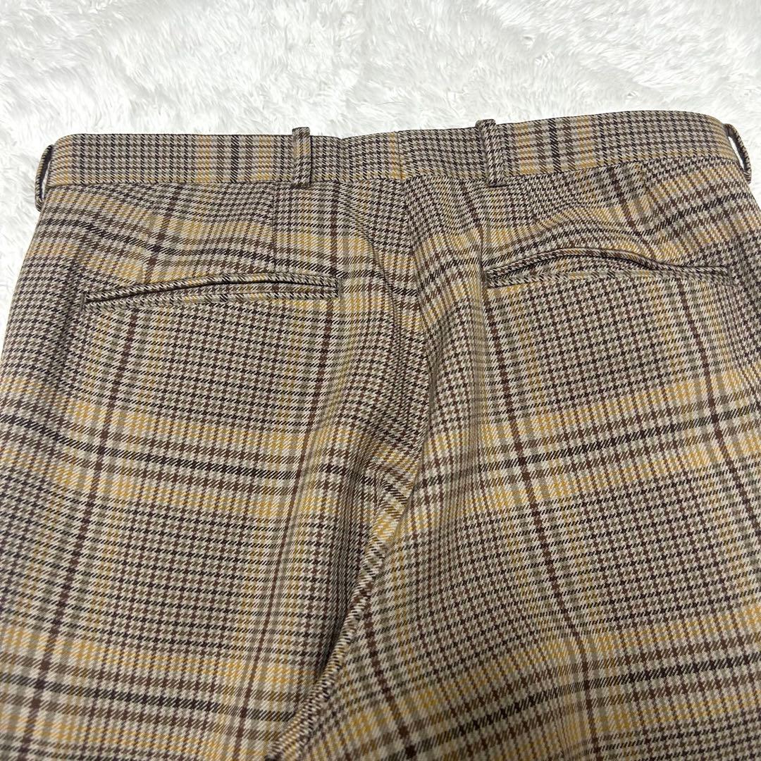 極美品✨AURALEE WOOL SERGE CHECK SLACKS サイズ4