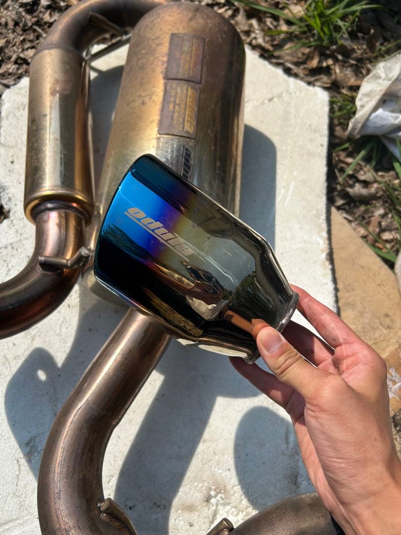 ODULA NDロードスター R-specマフラー　（DIY加工中古品）