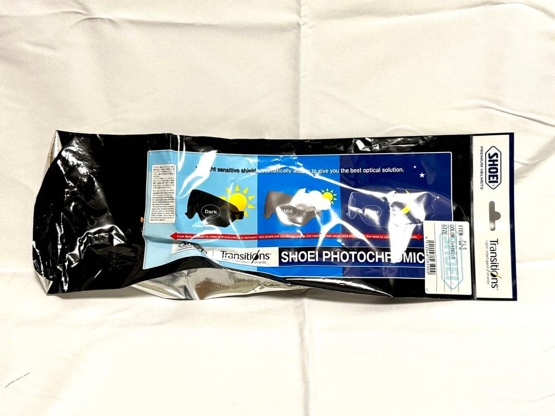 SHOEI ヘルメット EX-ZERO XL ※シールド→フォトクロミック