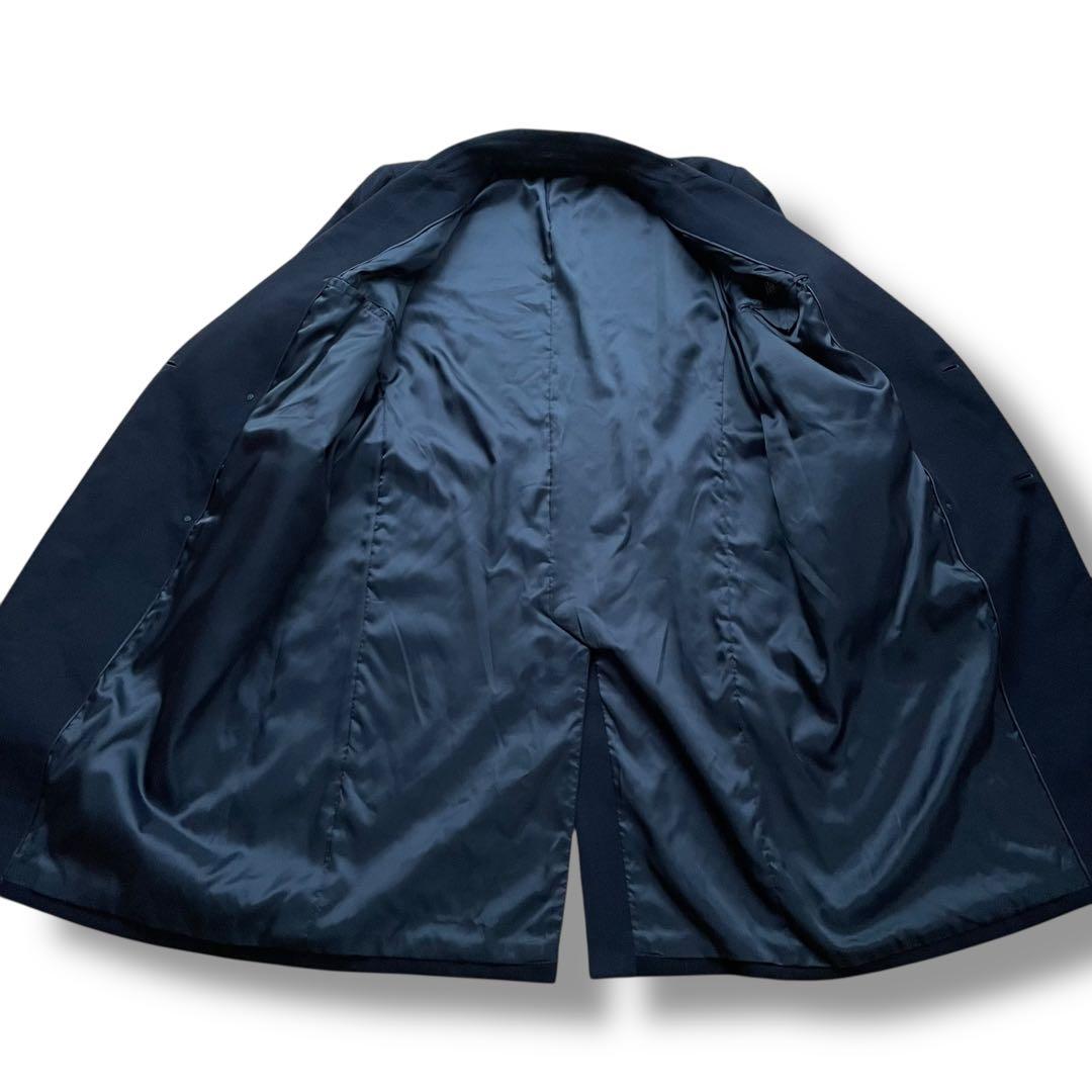 極上品カシミヤ 100% ロング ダブルチェスターコート 大きいサイズ 2XL