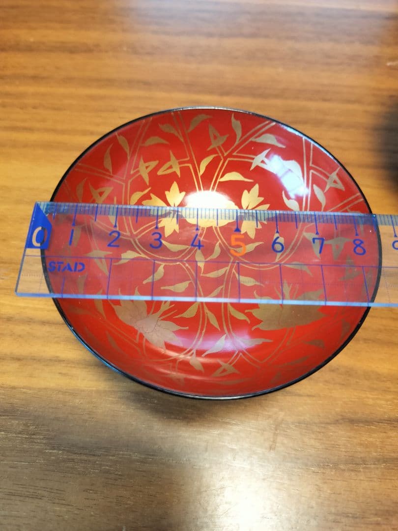 骨董・美品　アンティーク　京都蒔絵師　長野横笛　小吸物椀