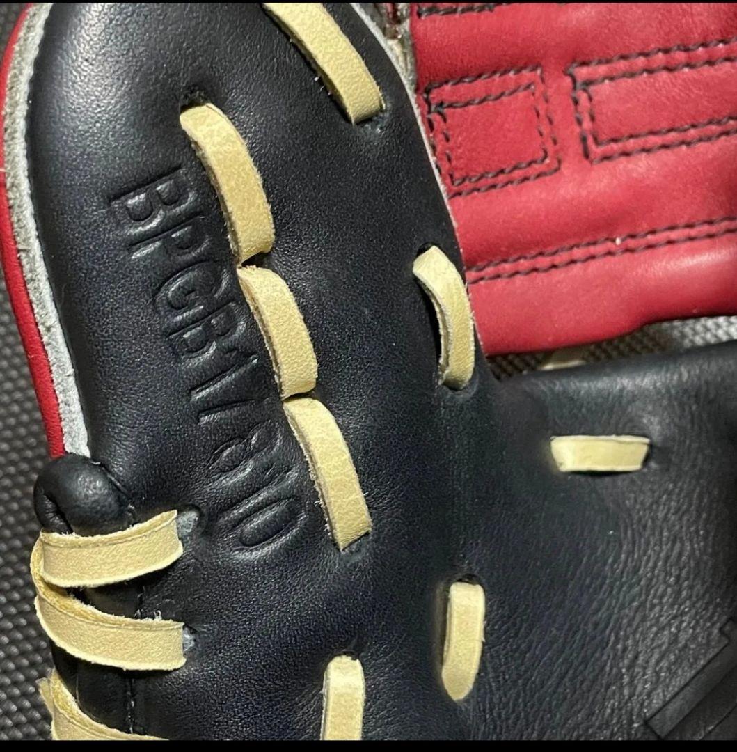 ZETT 硬式用トレーニンググローブ 黒/赤