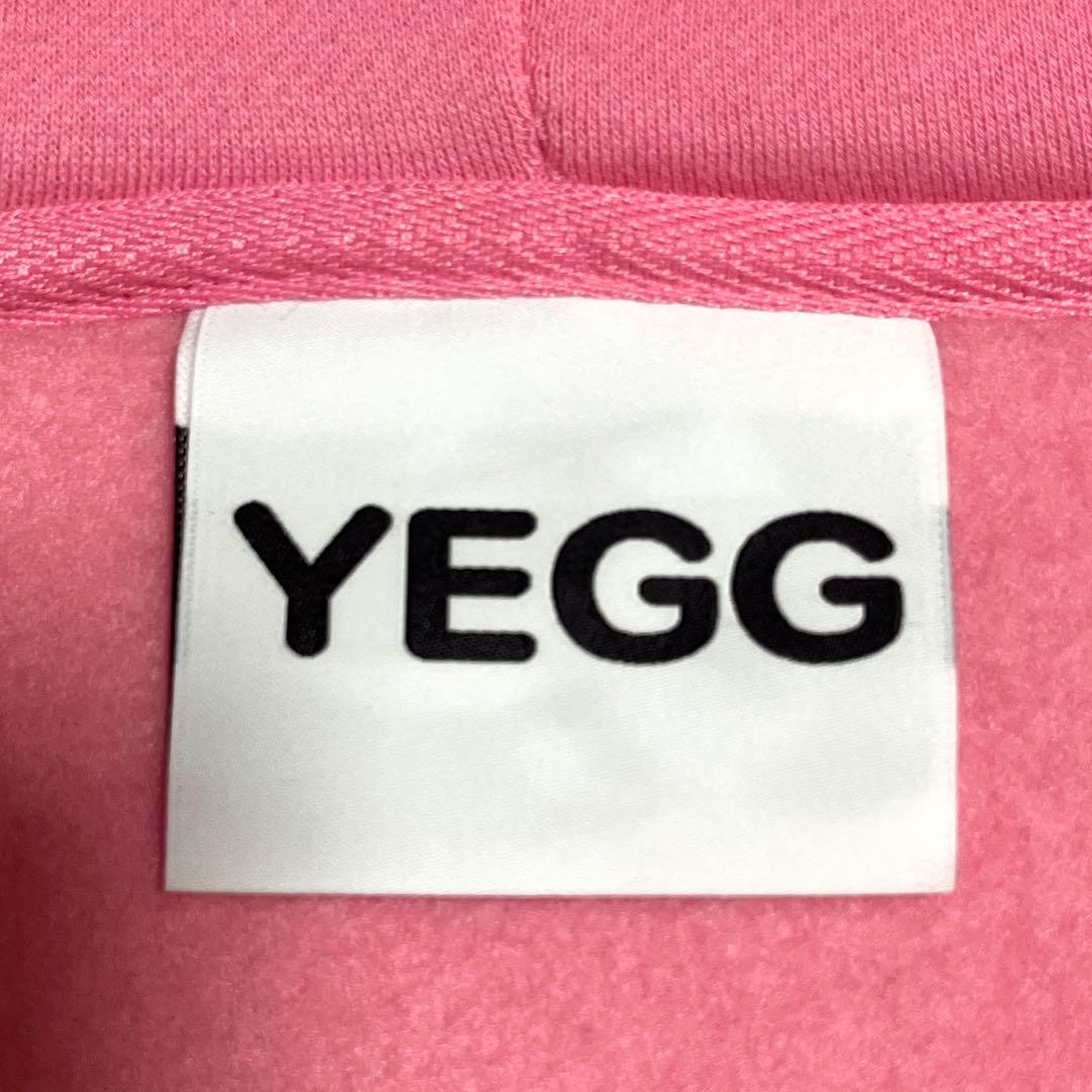YEGG Wing Hoodie ジップパーカー ピンク Lサイズ 耳つき