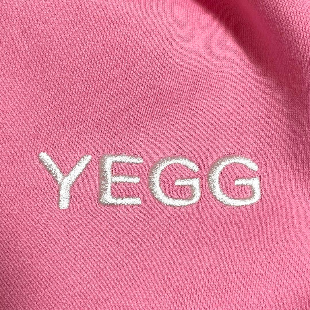 YEGG Wing Hoodie ジップパーカー ピンク Lサイズ 耳つき