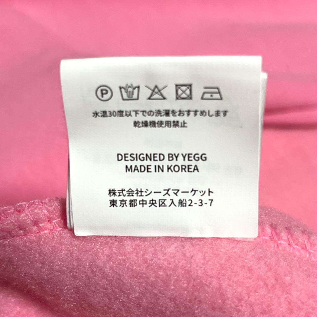 YEGG Wing Hoodie ジップパーカー ピンク Lサイズ 耳つき