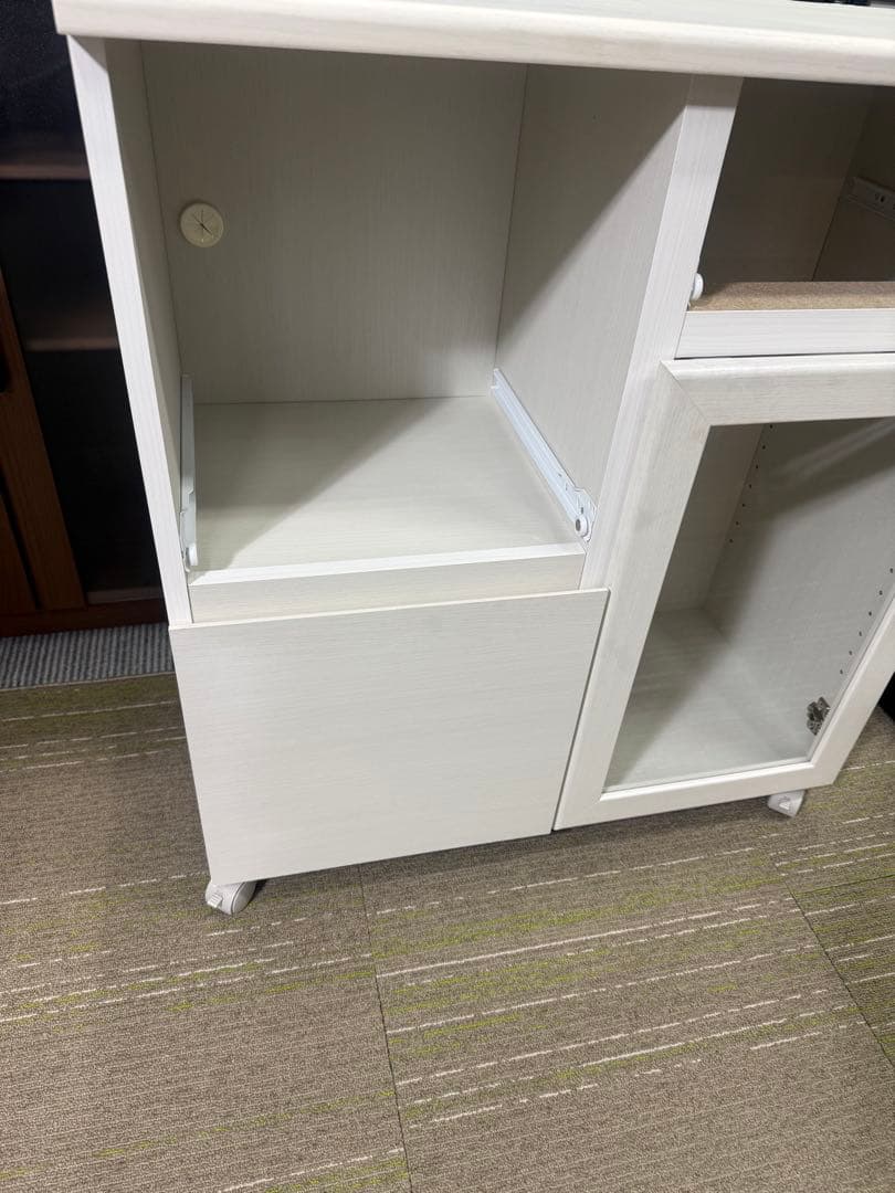 【洗浄消毒作業済】CAINZ レンジ台　食器棚　アペルト　APR-8575SL