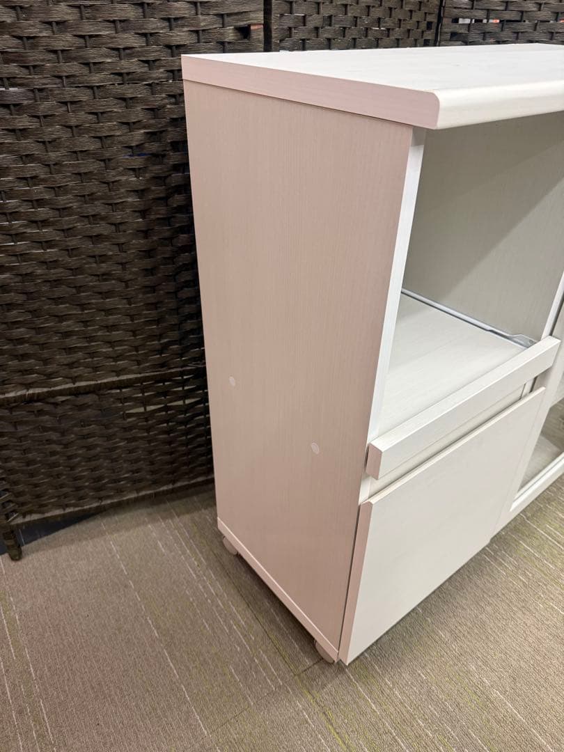 【洗浄消毒作業済】CAINZ レンジ台　食器棚　アペルト　APR-8575SL