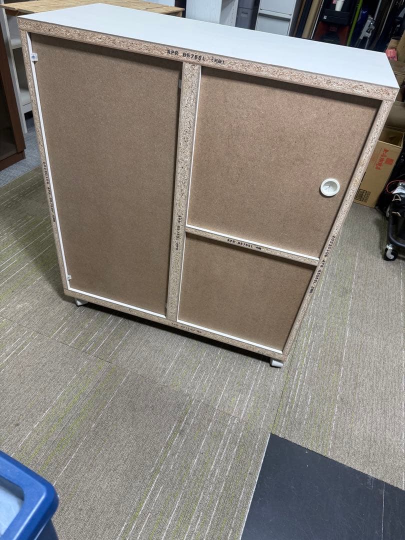 【洗浄消毒作業済】CAINZ レンジ台　食器棚　アペルト　APR-8575SL