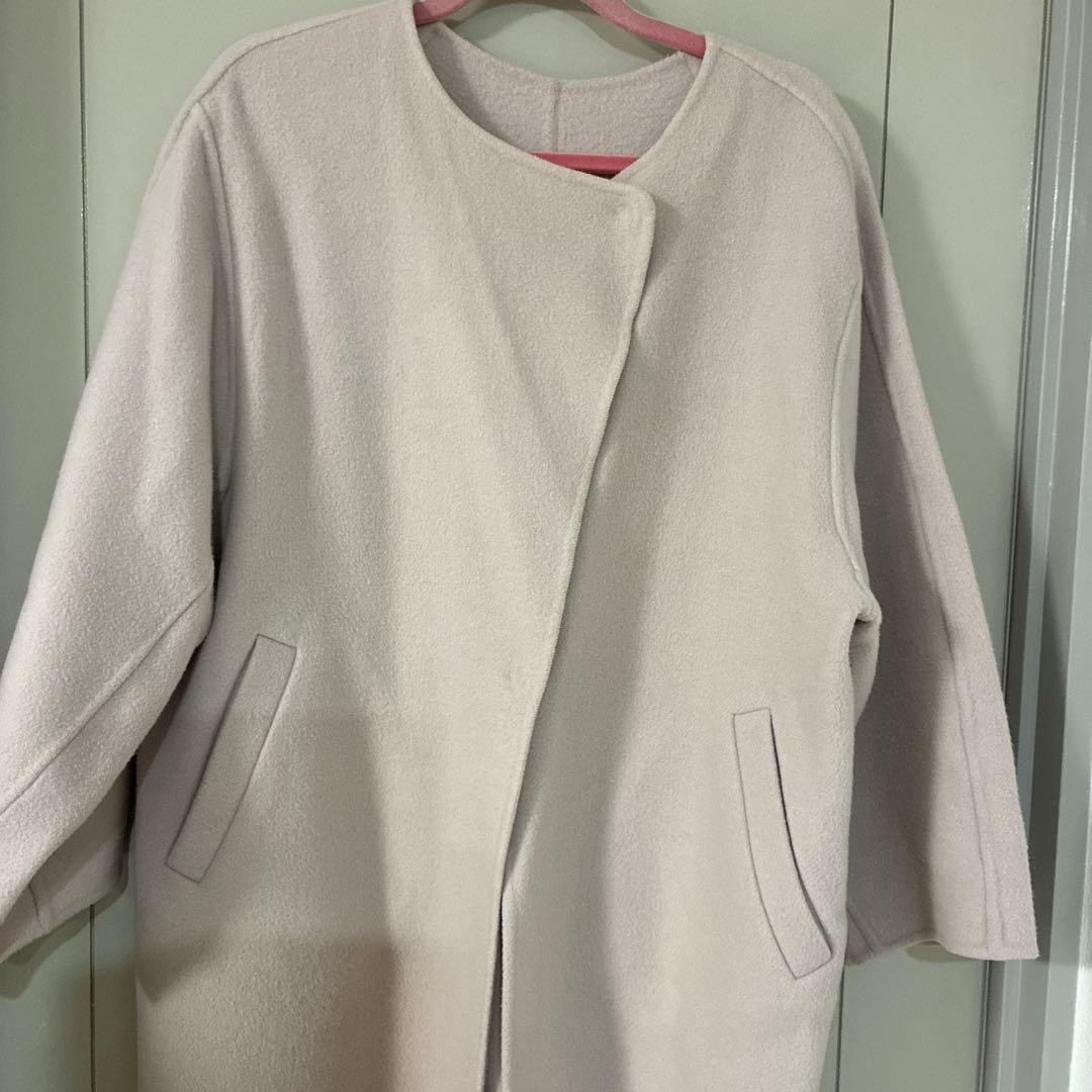 定価53900円☆リバーラペルコート　ピンク　36