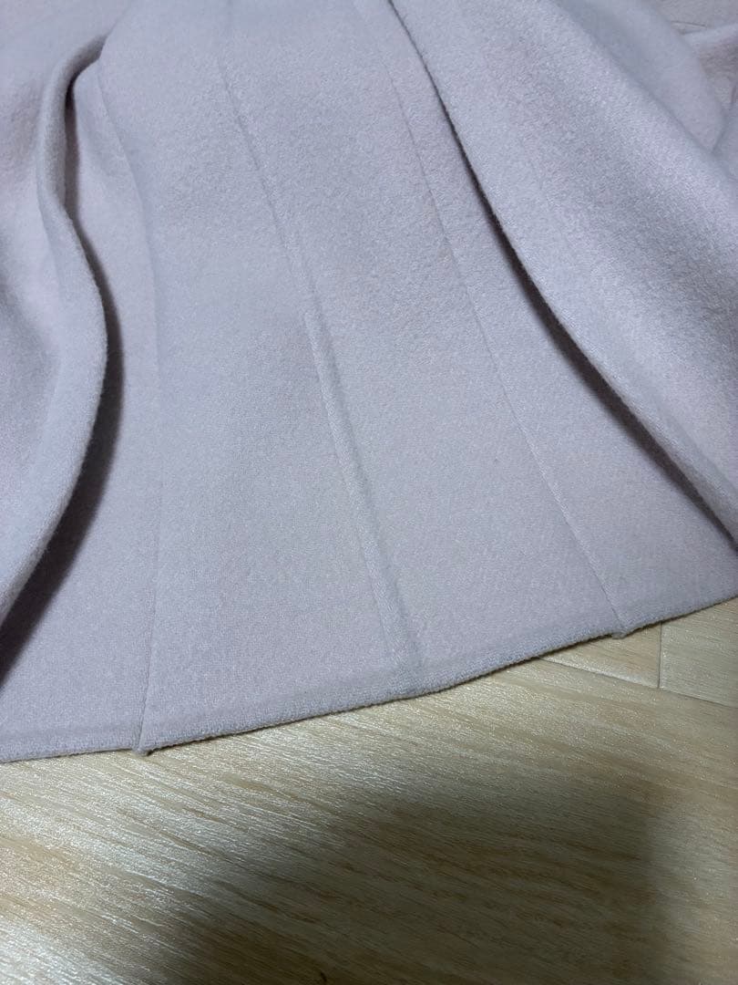 定価53900円☆リバーラペルコート　ピンク　36