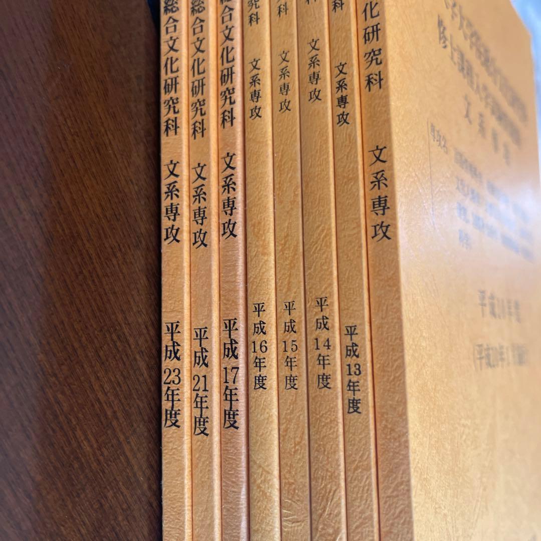 東京大学大学院総合文化研究科過去問8年分