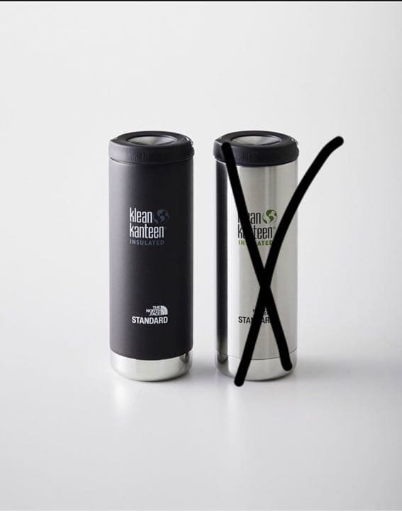 ノースフェイススタンダード カンティーン 黒 16oz 即日完売