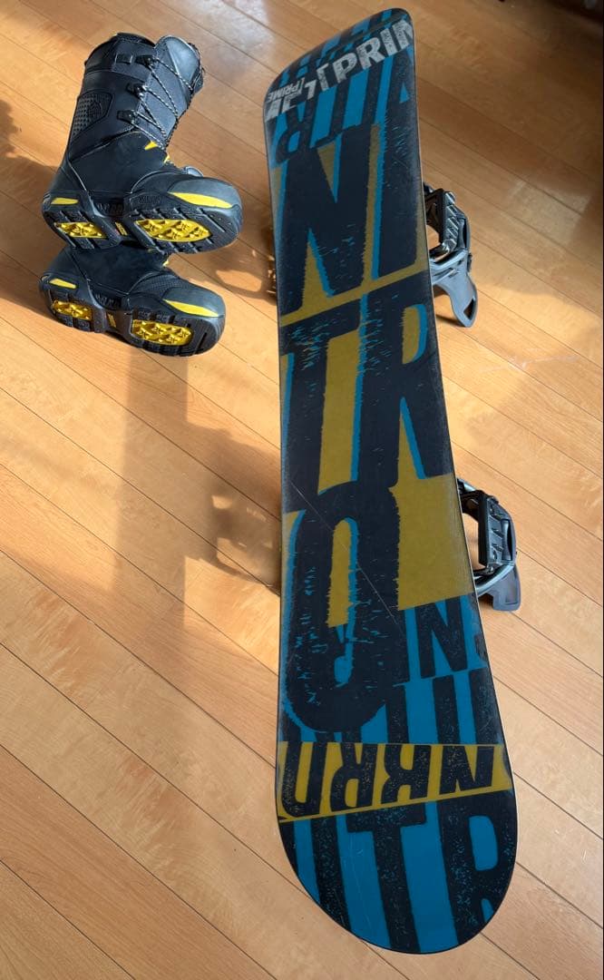 【札幌直接受取り限定】スノーボード3点セット　ブーツ サロモン 28cm