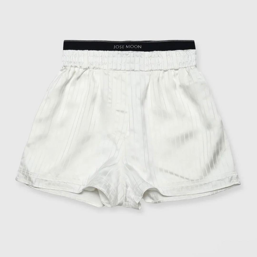 パンツ JOSEMOON SATIN STRIPE SHORT PANTS