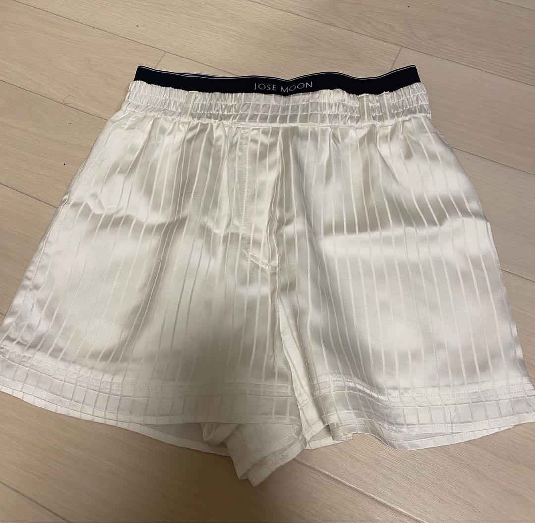パンツ JOSEMOON SATIN STRIPE SHORT PANTS