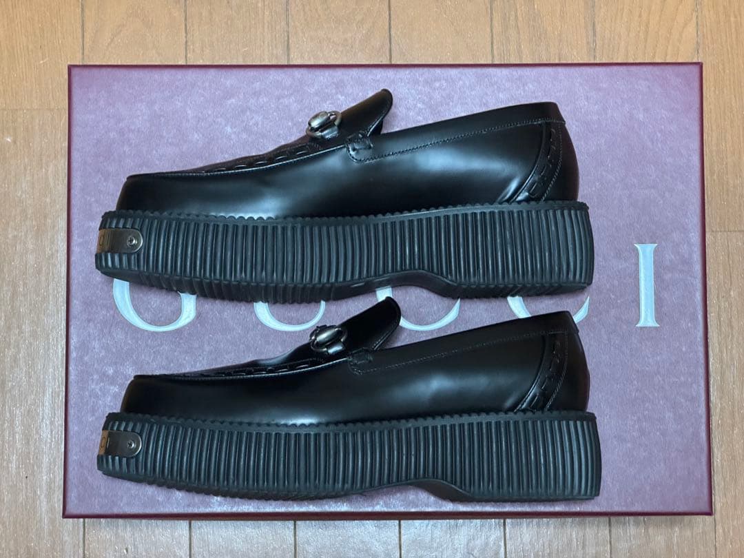 GUCCI 24AW 厚底 ローファー クリーパー 7.5