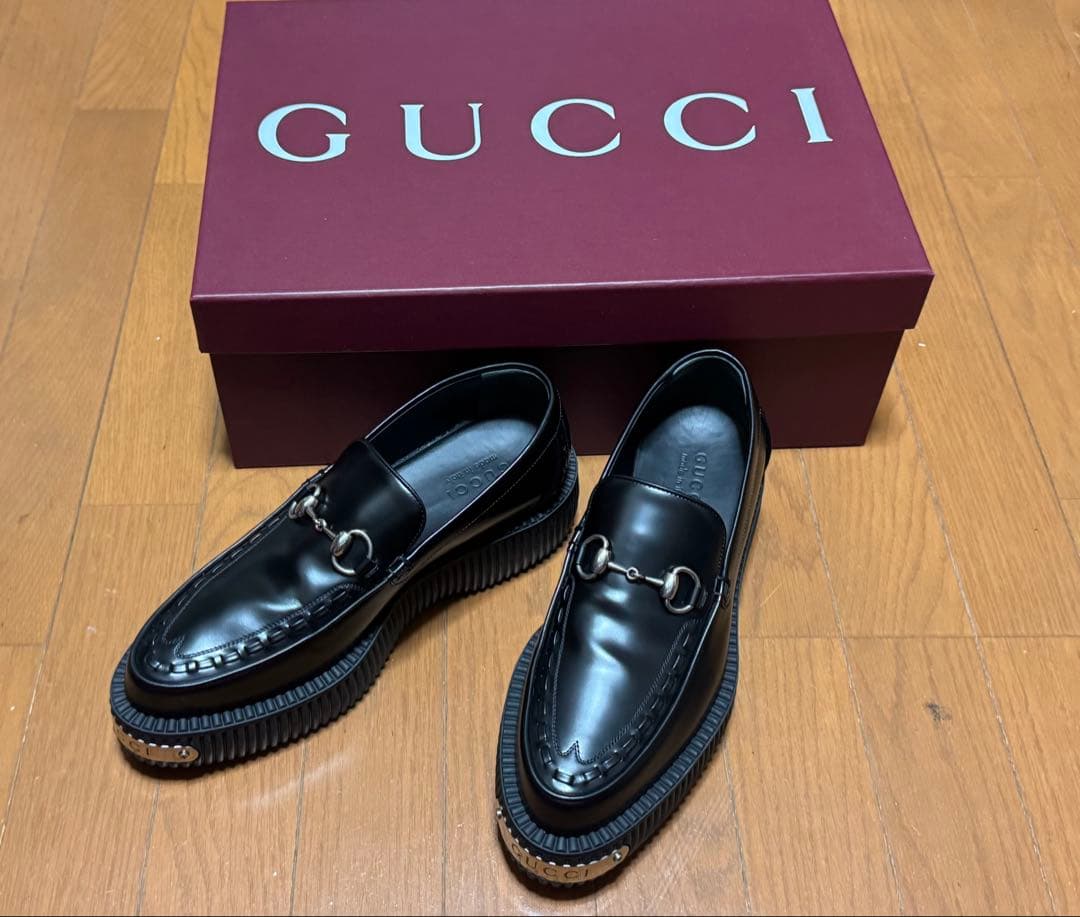 GUCCI 24AW 厚底 ローファー クリーパー 7.5