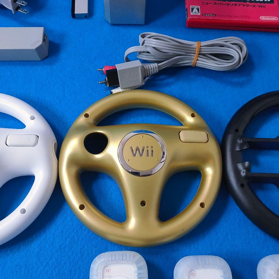豪華 4人で遊ぶ♪ マリオカート 本体一式 Wiiparty Wiiスポーツ