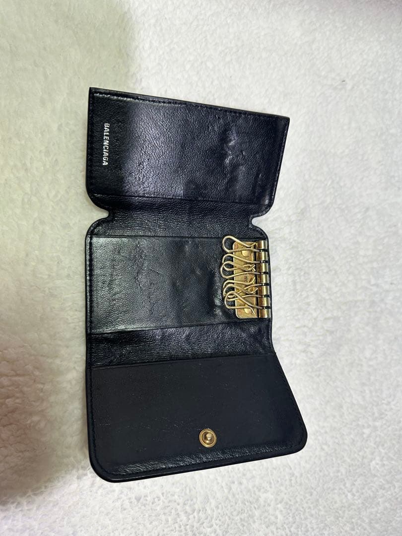 バレンシアガ ロゴ キーケース