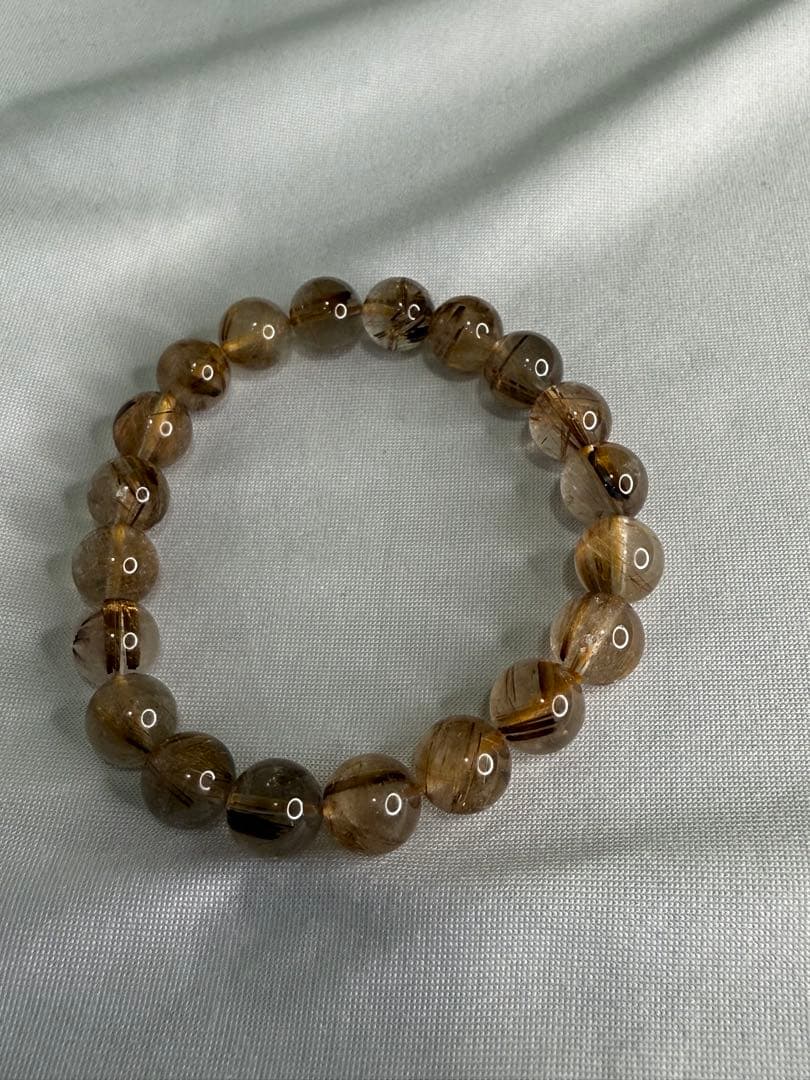 天然石（ルチル）ブレスレット11個セット