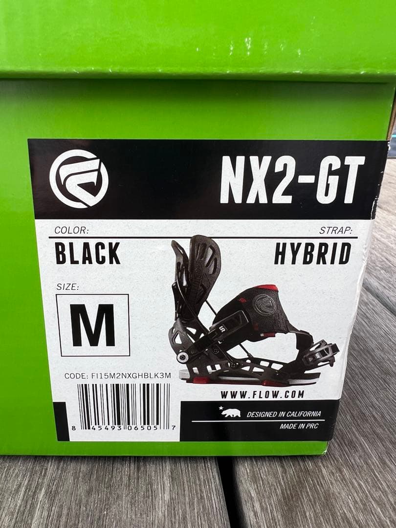 FLOW NX2 GT Hybrid ビンディング Mサイズ