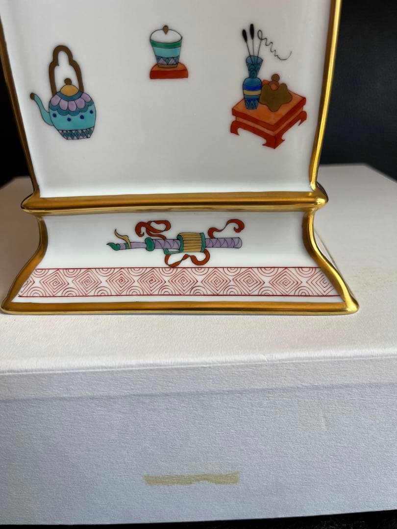 超貴重 ヘレンド シノワズリ 宝づくし 花瓶 飾り物 中国趣味