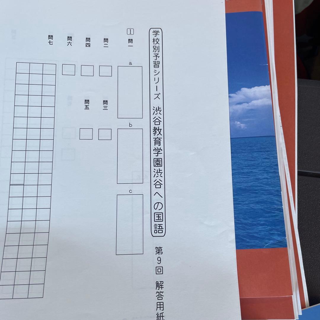 渋渋　学校別予習シリーズ　テキスト　四谷大塚　渋谷教育学園渋谷