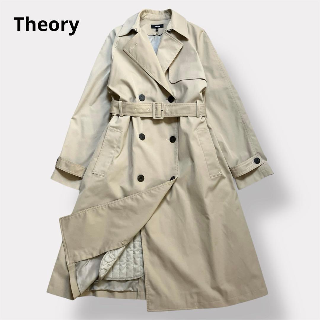 近年 セオリー Twill 3 Staple trench トレンチコート