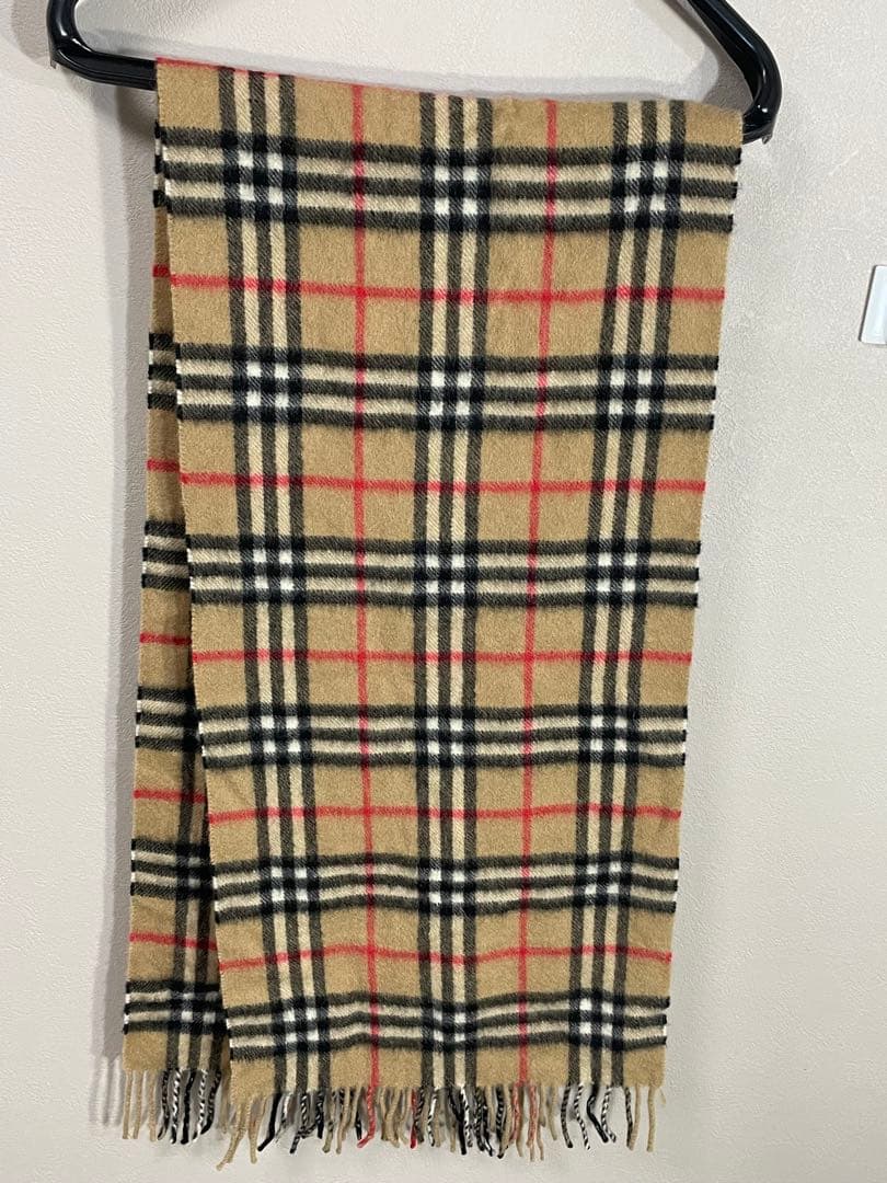 BURBERRY✨バーバリー カシミア100% マフラー ブラウン