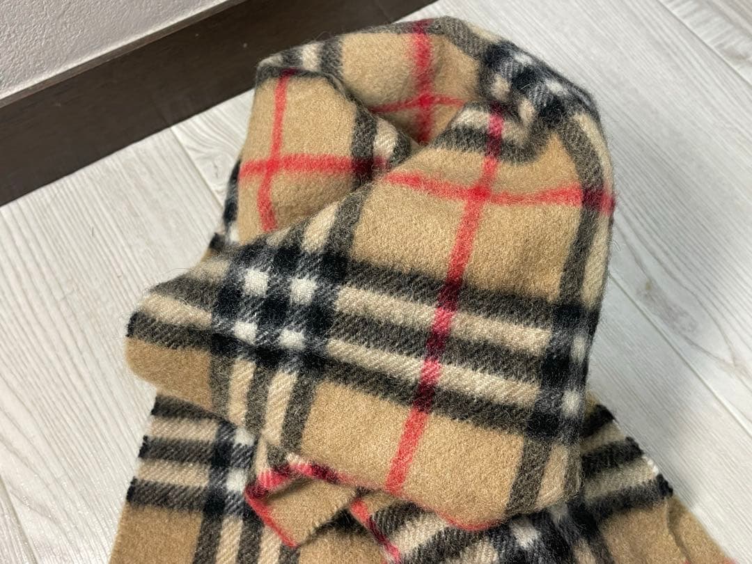 BURBERRY✨バーバリー カシミア100% マフラー ブラウン