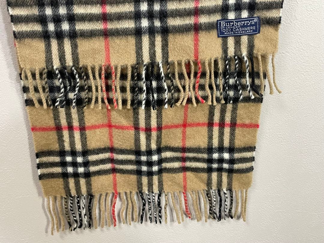 BURBERRY✨バーバリー カシミア100% マフラー ブラウン
