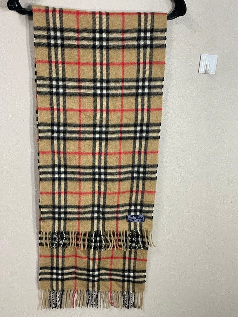BURBERRY✨バーバリー カシミア100% マフラー ブラウン