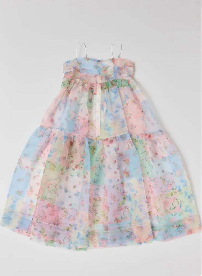 【新品未使用】poppy ×ケイタ　マルヤマ　パッチワークオーガンジーワンピース